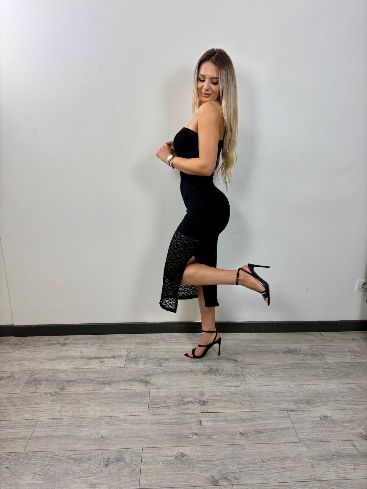 Rochie dantela eleganta dama